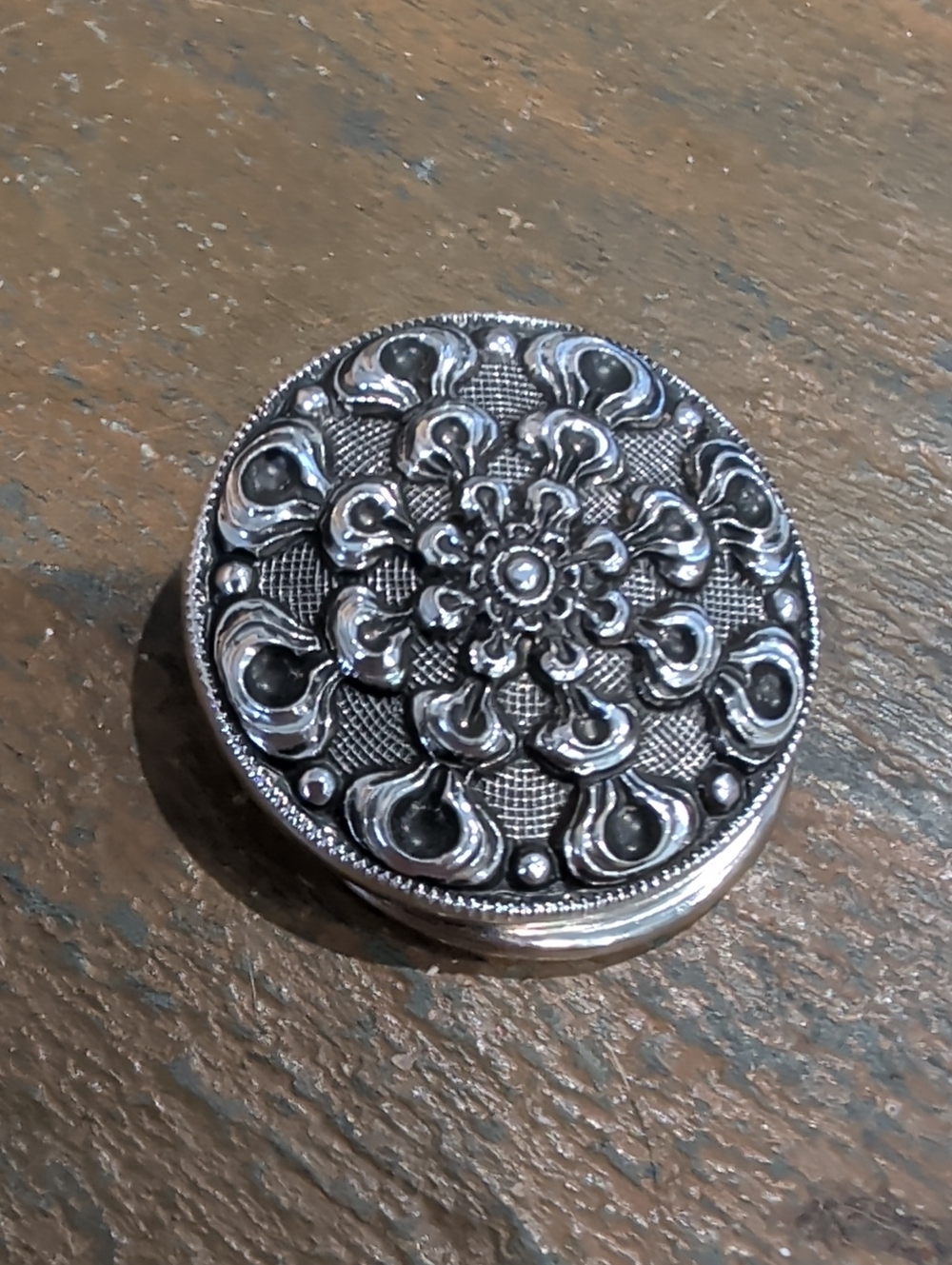 Vintage Floral Dress Clip: West Germany Mid-Century Scarf Pin
